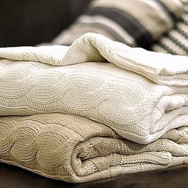 Ikea Ursula Throw In Light Brown Color Furniture Home Decor On Carousell