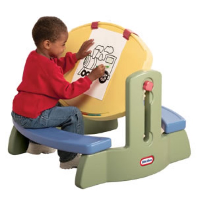 little tikes adjust and draw table