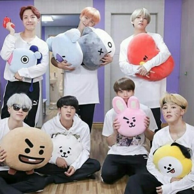 LOOSE] OFFICIAL BTS BT21 CUSHION, Hobbies & Toys, Collectibles & Memorabilia,  K-Wave on Carousell