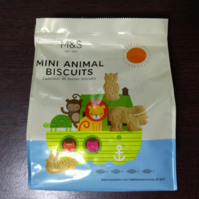 Fast Deal Marks Spencer M S Mini Animal Biscuits Food Drinks Packaged Snacks On Carousell