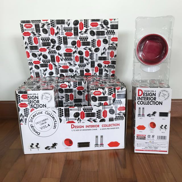 Mini Designers Chair Model Toys Games Bricks Figurines On