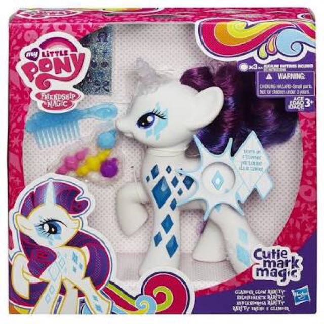 My Little Pony Cutie Mark Magic Glamour Glow Rarity Bayi Anak Mainan Baby Walker Di Carousell