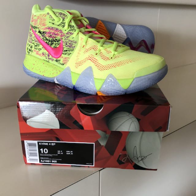 Nike Kyrie 4 EP confetti special edition, 男裝, 鞋, 西裝鞋 Carousell