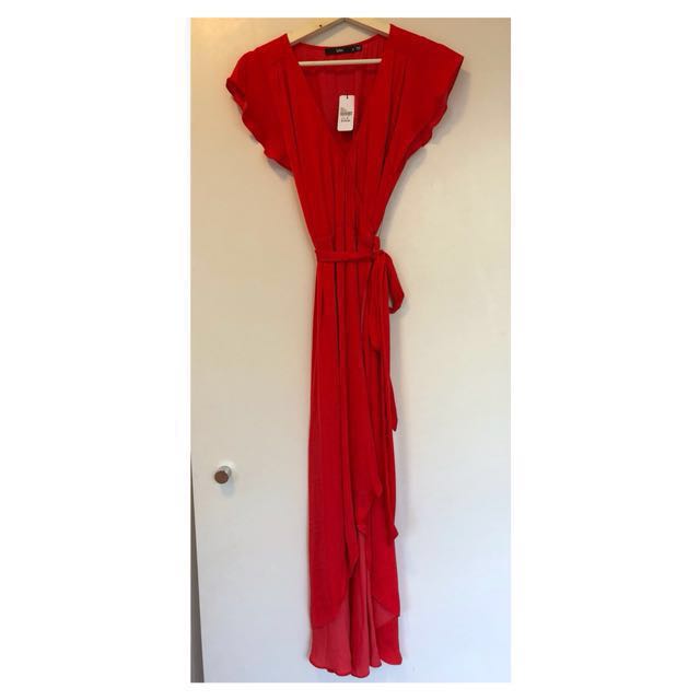 Sportsgirl red dress clearance