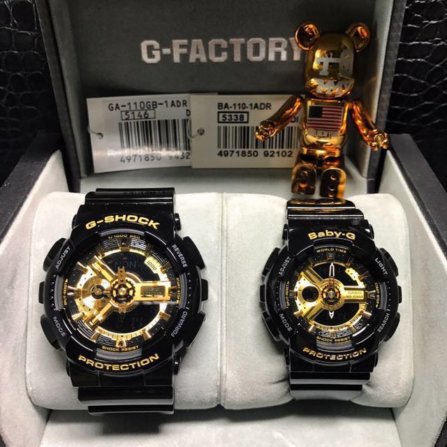 Reserved Authentic And In Stock G Shock Couple Watch Ga110 Gb And Ba110 1adr Women S Fashion Watches On Carousell