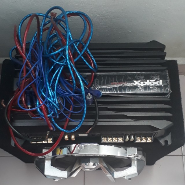 Sony Xplod Amplifier w Subwoofer, Audio, Soundbars, Speakers