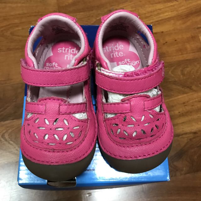 Stride Rite Viviana Pink Shoes (size 4 