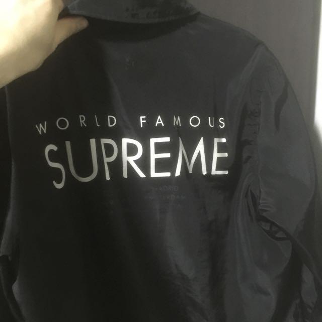 world famous supreme coach jacket