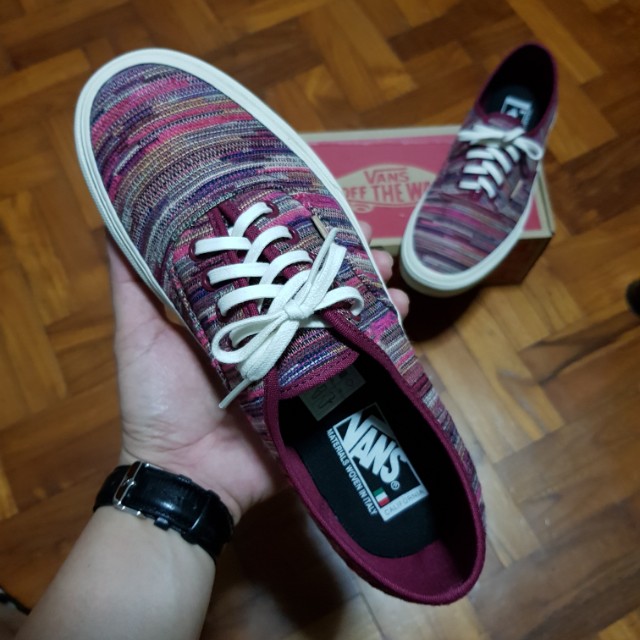 Vans authentic italian weave discount