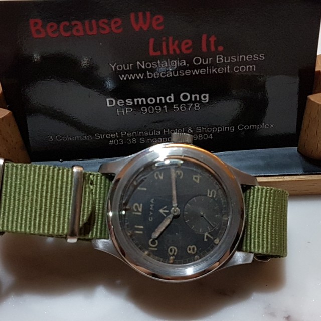 Cyma military watch top