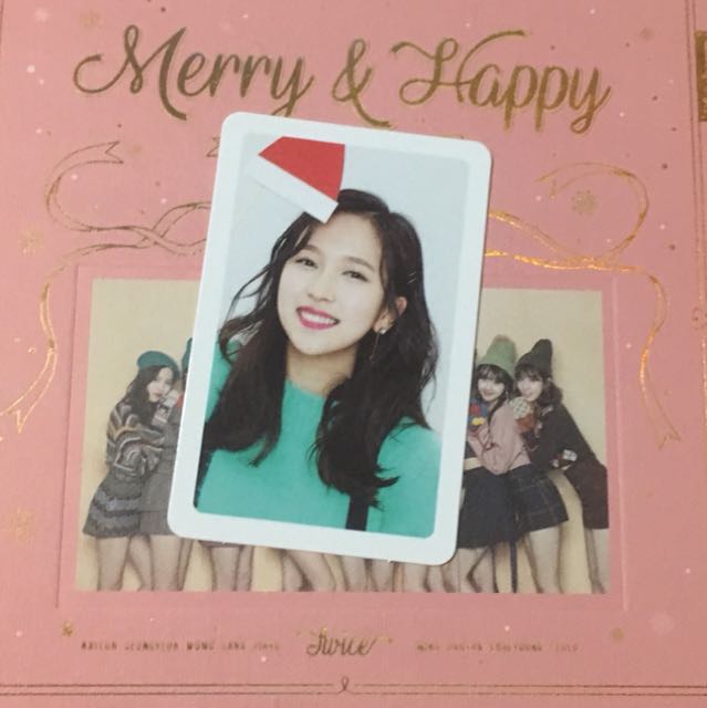 Wts Twice Merry Happy Mina Photocard Hobbies Toys Memorabilia Collectibles K Wave On Carousell