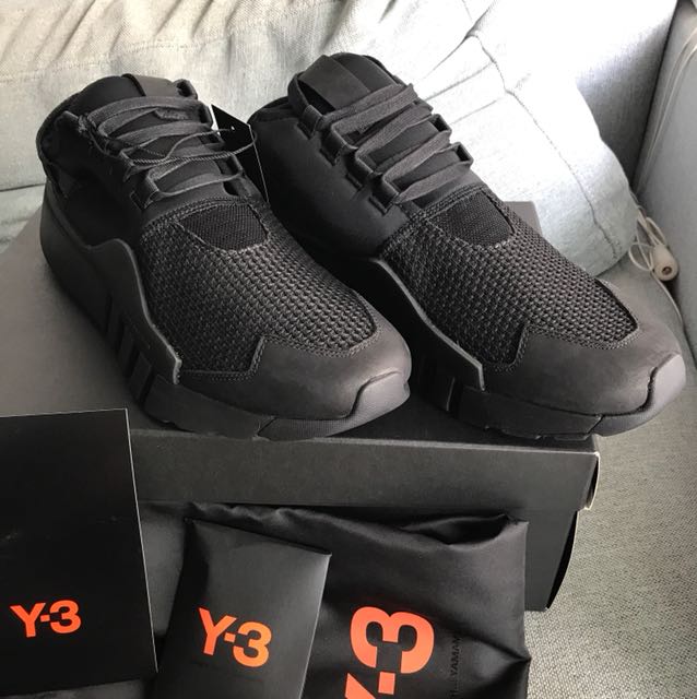 Y-3 Ayero black Sneakers, Men's Fashion 