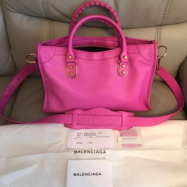 Balenciaga City Tote - Neon Pink* - The Luxe List