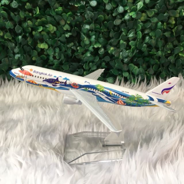 Bangkok Air Aircraft Model (Category: Soil & Fertilisers) located in Taguig. Submitted by behonestdear (Listing ID 144539106, Image 1). Description: With box Size is aroun 6-7” long Heavy and sturdy Material!.