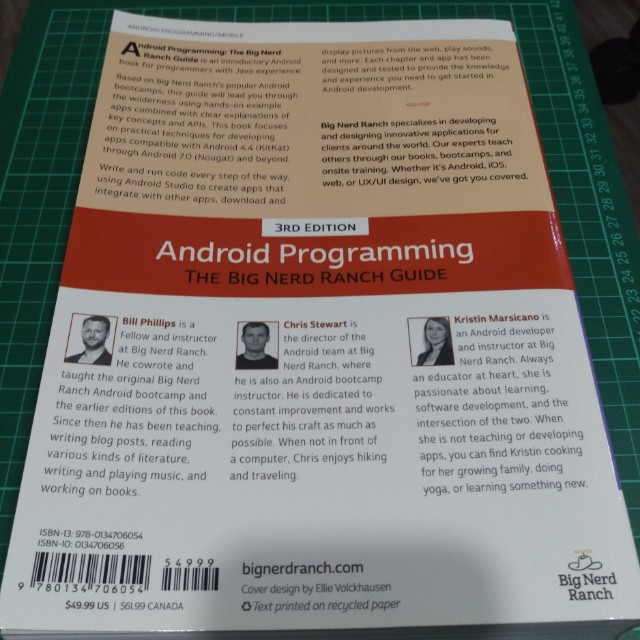 big nerd ranch android programming