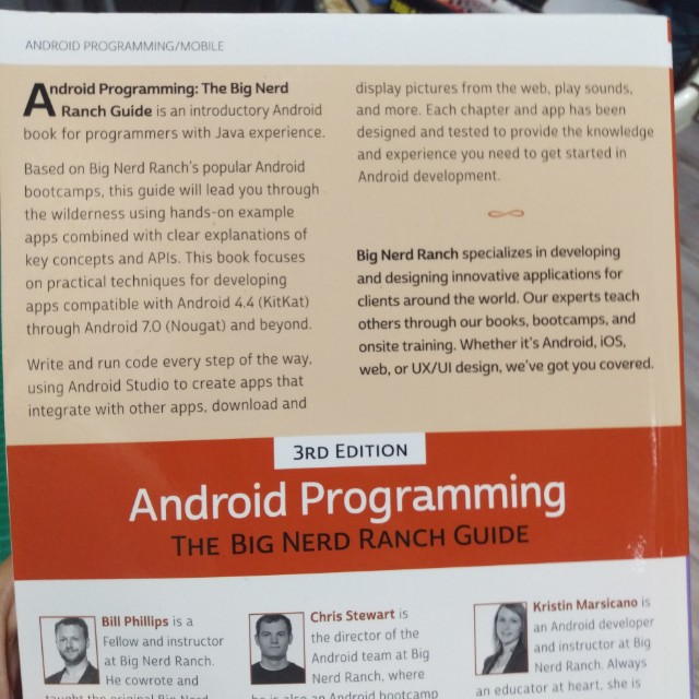 big nerd ranch android programming