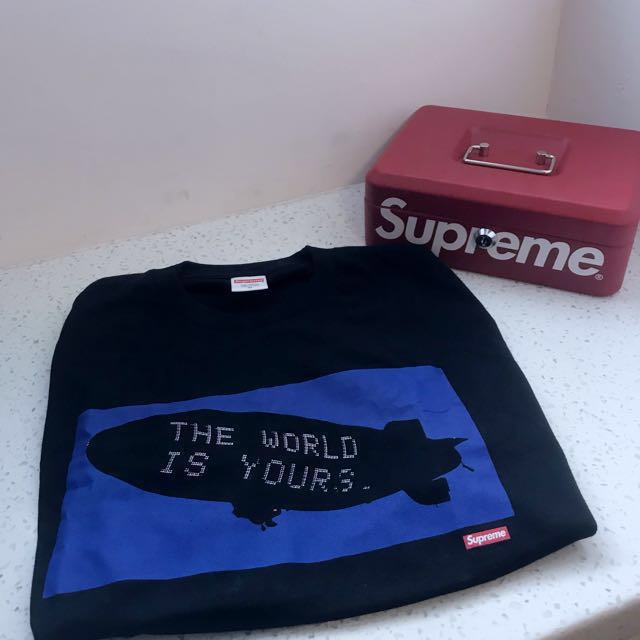 supreme scarface blimp tee black