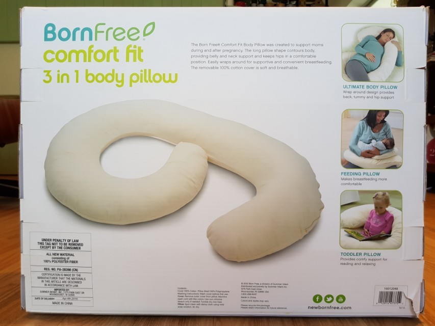 Born free comfortfit body pillow 2025