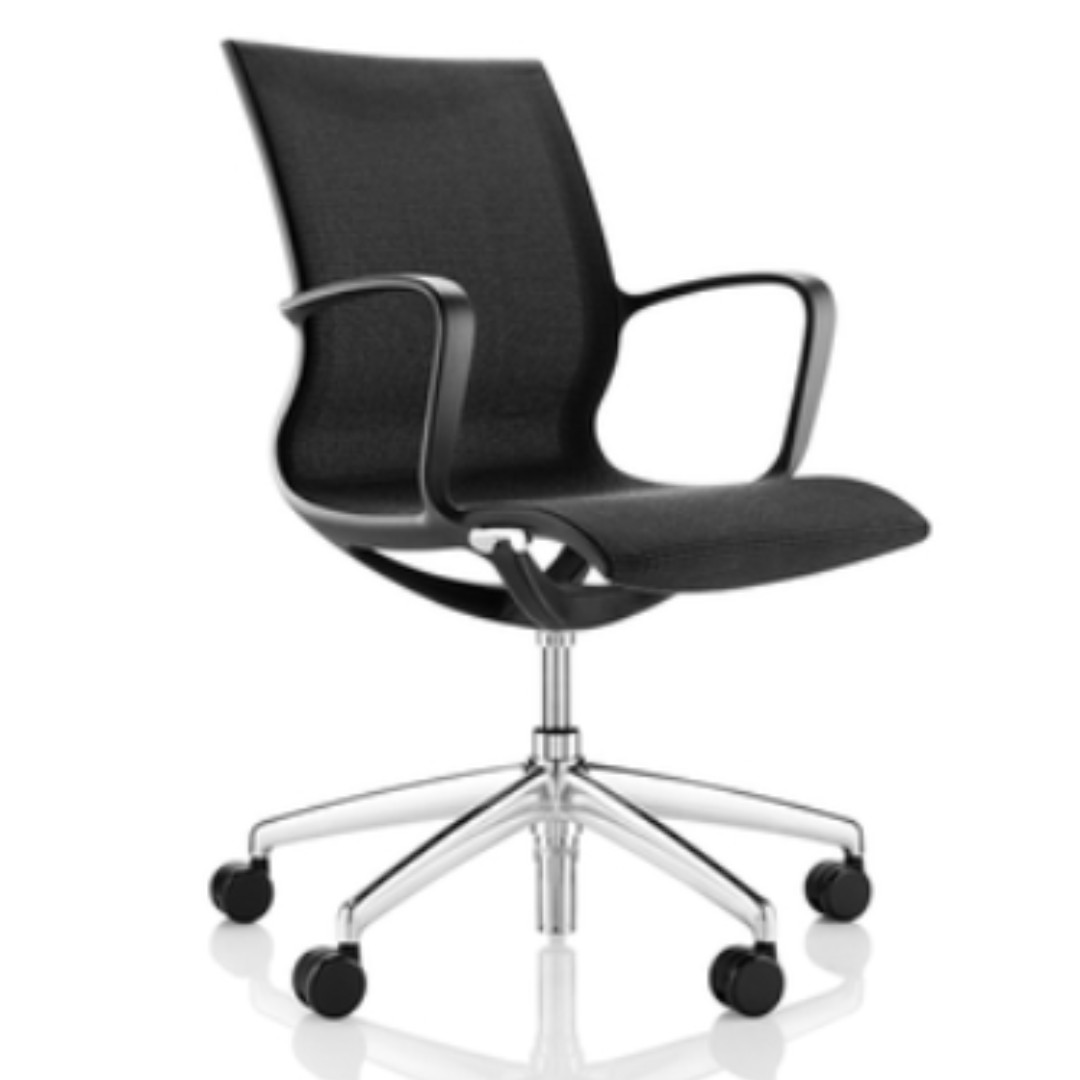 Boss Design Kara Swivel Chair White Frame Furniture Tables Chairs On Carousell