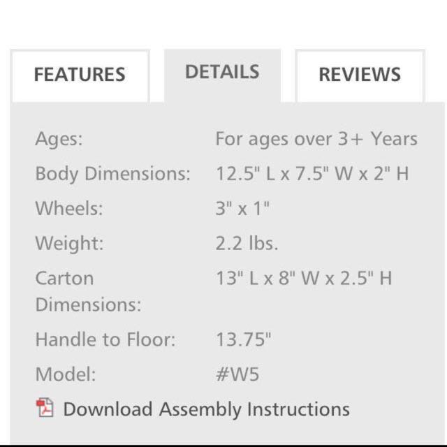 radio flyer wagon dimensions