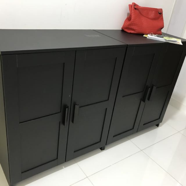 Brimnes Cabinet Furniture Shelves Drawers On Carousell
