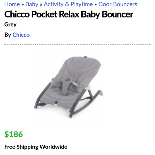 chicco pocket relax bouncer