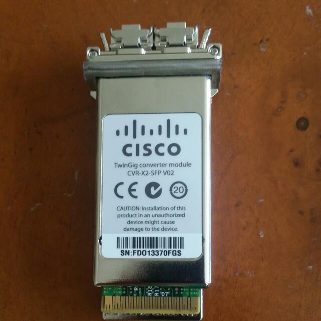 1PCS New Genuine Cisco CVR-X2-SFP V02 TwinGig Converter Module 
