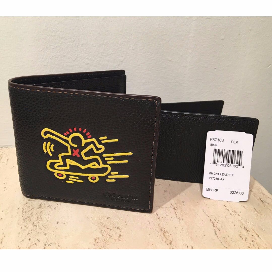 Keith haring top coach wallet
