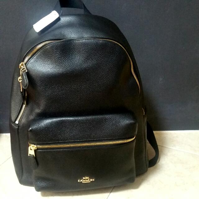 Coach Bag Leather Backpack Women S Fashion Bags Wallets On Carousell