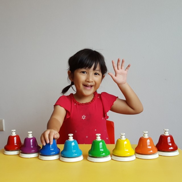 Rainbow Music Desk Bells Best Music For Ages To Fat Brain, 41 OFF