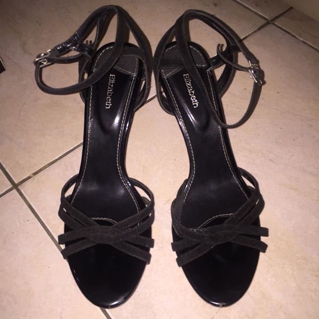 Elizabeth Black High Heels Fesyen Wanita Sepatu Di Carousell
