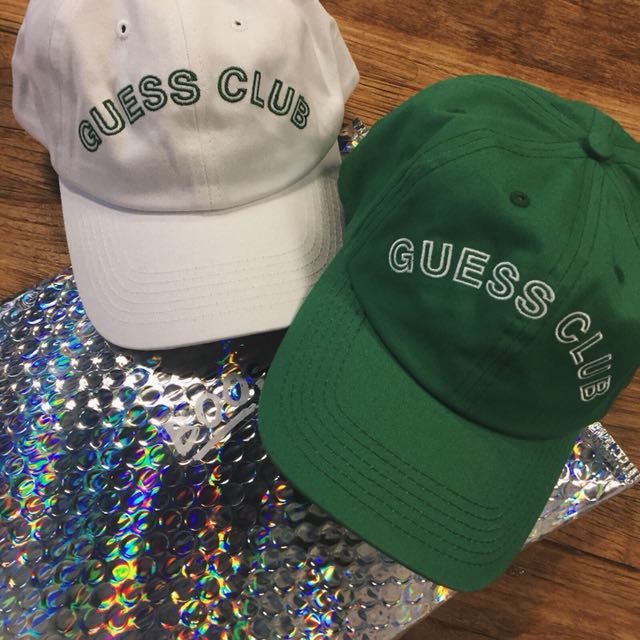 Guess ASAP Rocky Guess Club Cap | Green, Men's Fashion, Tops & Sets, Formal Shirts on Carousell