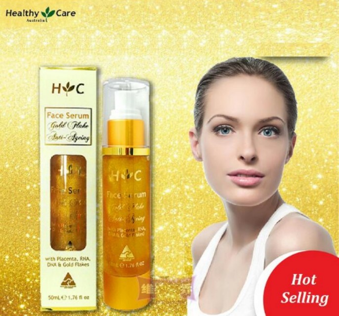 gold flake serum
