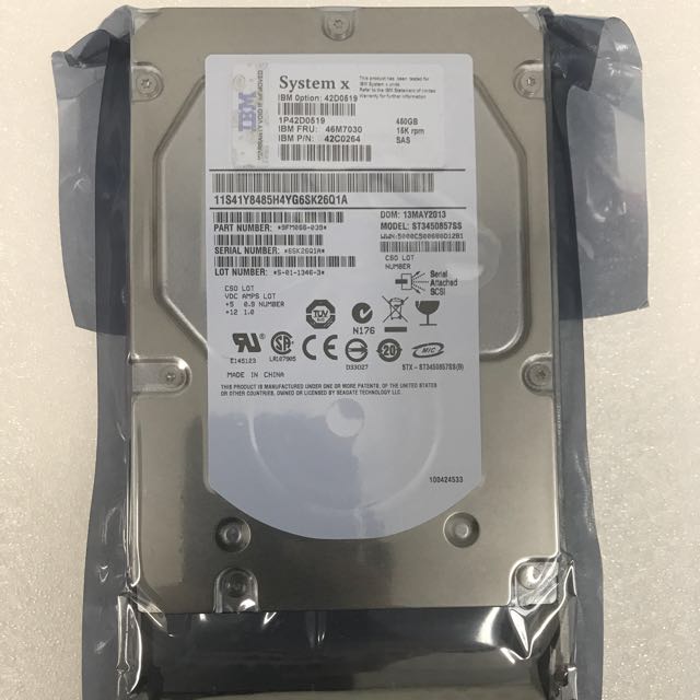 IBM 450GB 15K 3.5/" SAS 46M7030 HARD DRIVE