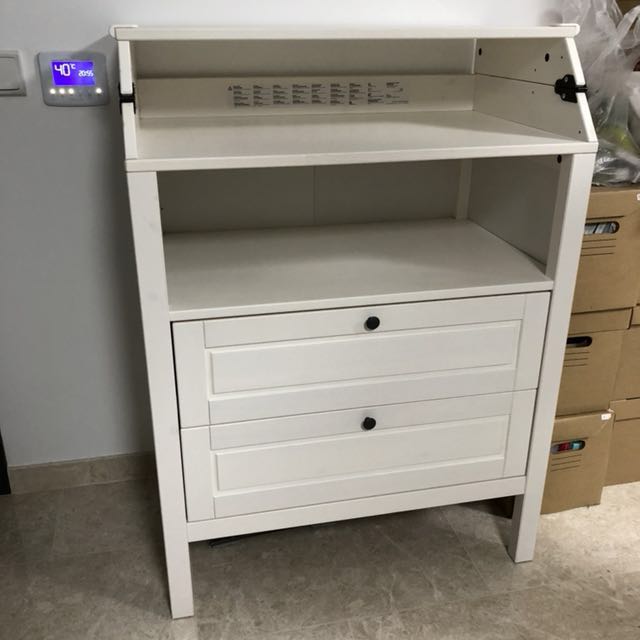 Ikea Sundvik Changing Table Chest Of Drawers White