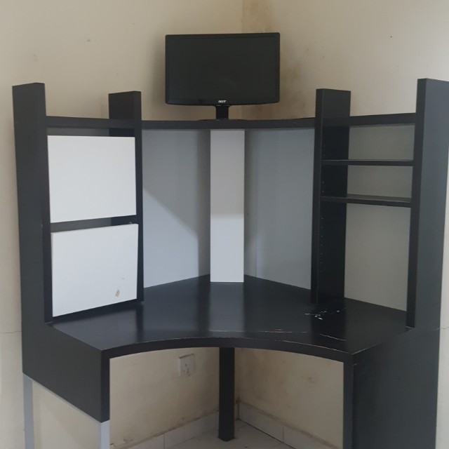 Ikea workstation, Furniture & Home Living, Furniture, Tables & Sets on