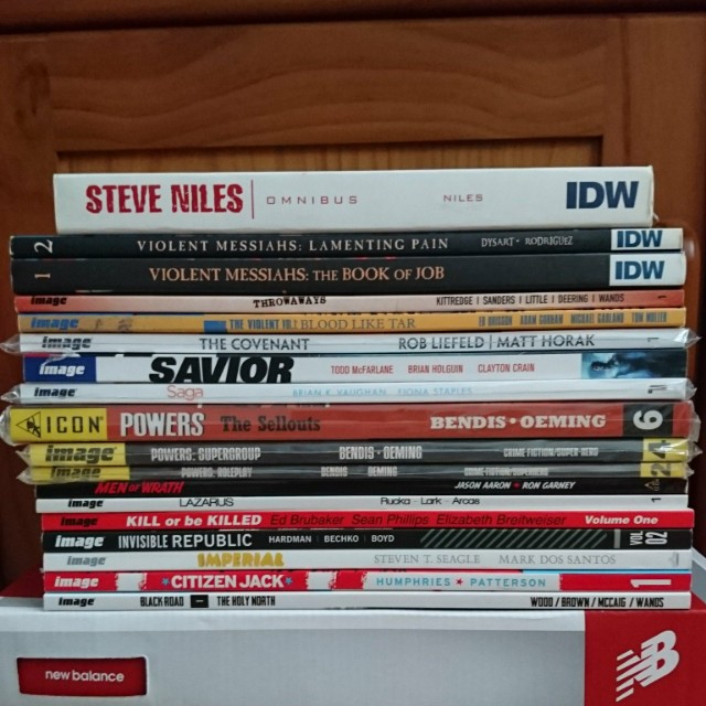 Image Icon And Idw Comics Sales Trade Paperbacks Books