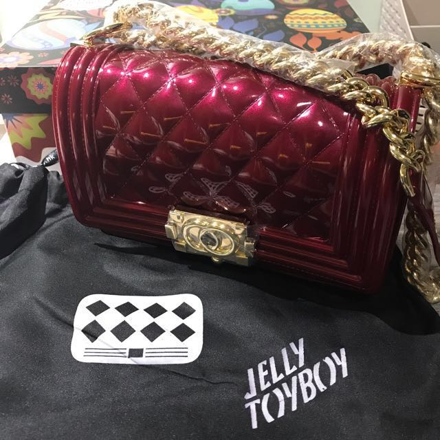 Red ToyBoy Jelly Bag, Women's Fashion, Bags & Wallets, Cross-body Bags on  Carousell