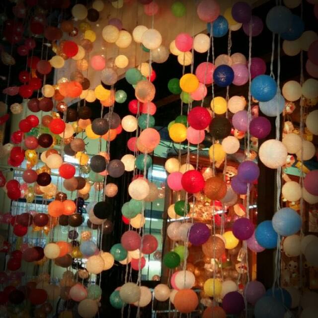 light balls decorations