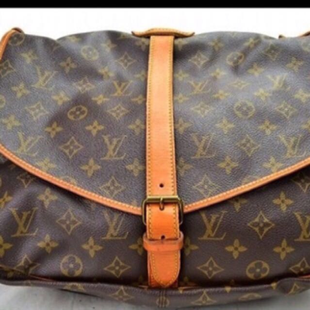 Louis Vuitton vintage Saumur monogram 35 - ShopperBoard