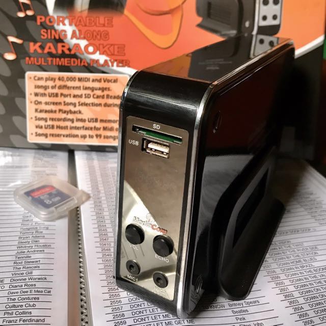 MCI3300 Porto Karaoke (Portable Sing along Karaoke Multimedia