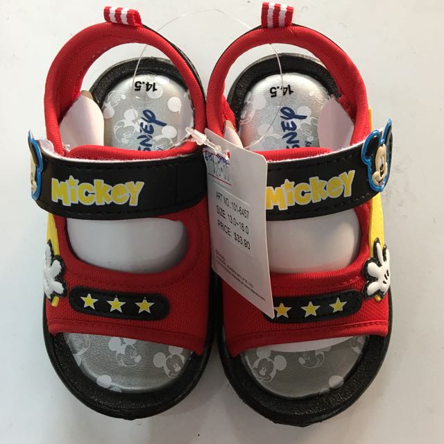 mickey mouse flip flops toddlers