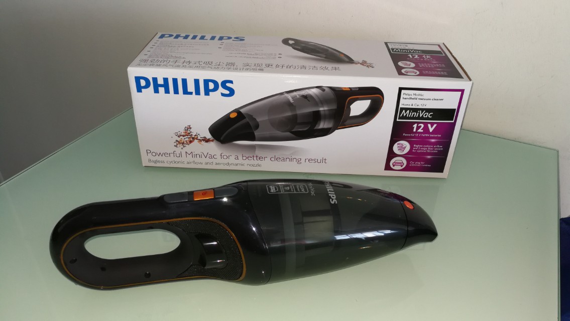 Philips MiniVac Handheld Vacuum Cleaner (no charging base), TV & Home ...