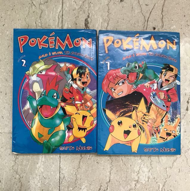 Pokemon Gold Silver The Golden Boys Comics Vol 1 2 Books
