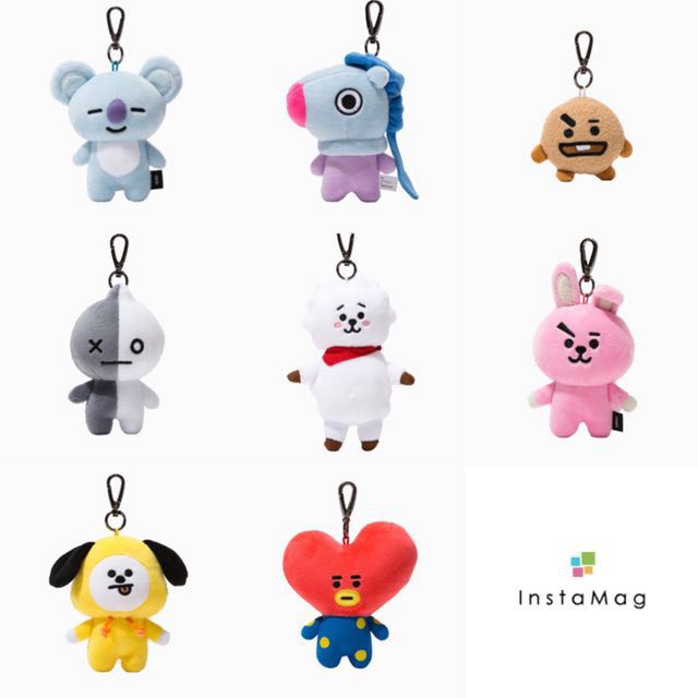 Price Drop Bt21 Merch Bag Charm Entertainment K Wave On Carousell