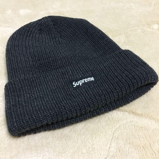 supreme small logo beanie