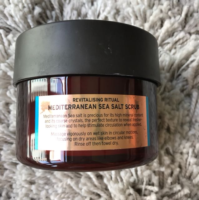 The Body Shop Mediterranean Sea Salt Scrub, Beauty & Personal Care