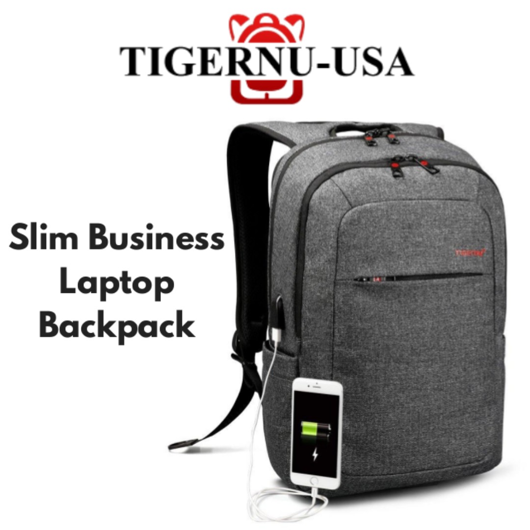 tigernu slim business laptop backpack