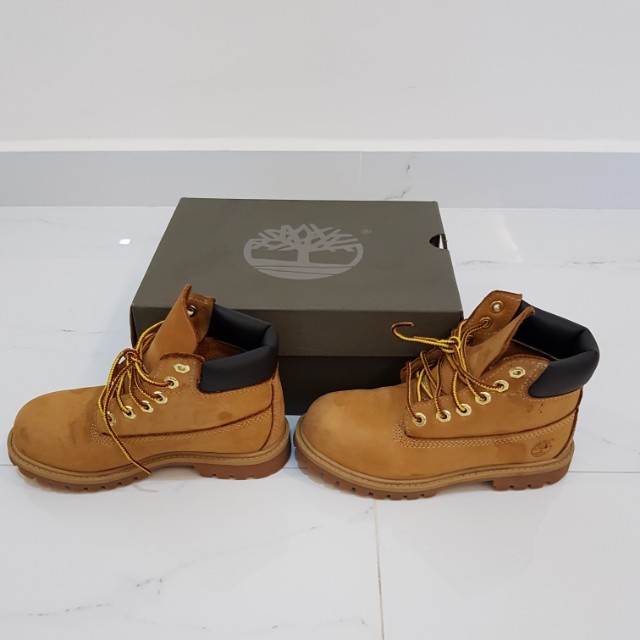 kids timberland boots size 12