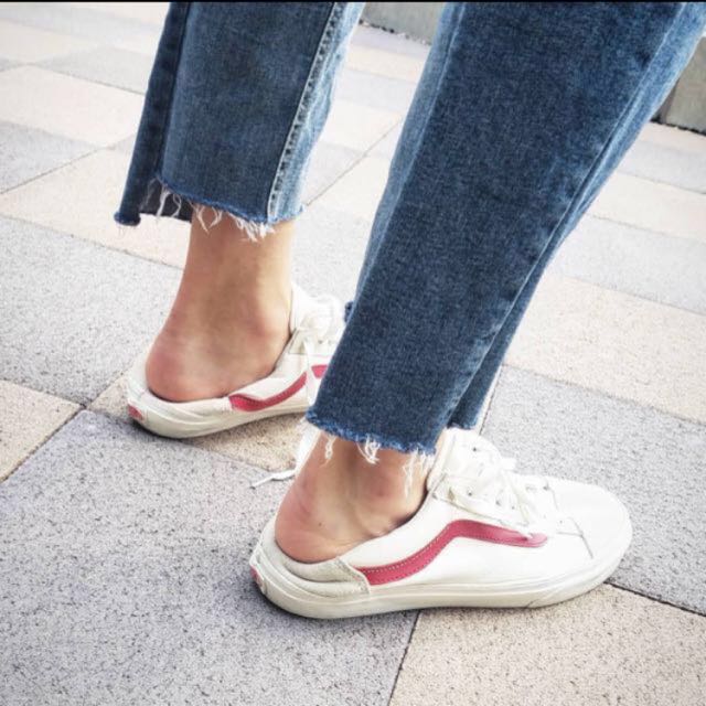 US6 Vans Style 36 Racing Red Marshmallow Women s Fashion Footwear Sneakers on Carousell